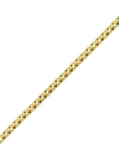 Brilliance Fine Jewelry 10K Yellow Gold DC Box Chain Necklace, 20"