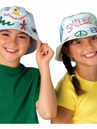 Color-Me Bucket Hat Kit, Makes 12