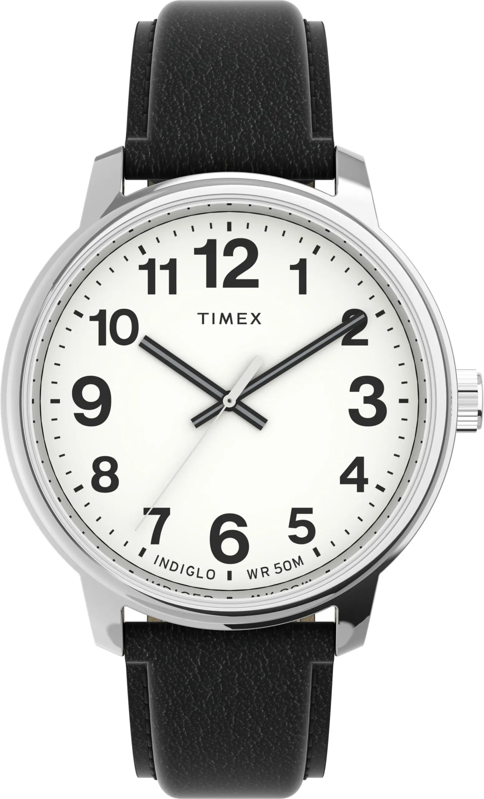 Timex Men's Easy Reader Bold Black Strap
